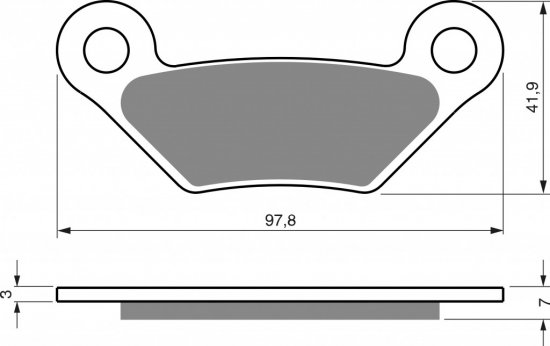 Brzdové destičky GOLDFREN 356 AD  OFF-ROAD FRONT