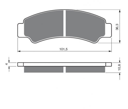 Brzdové destičky GOLDFREN 389 S33 STREET FRONT