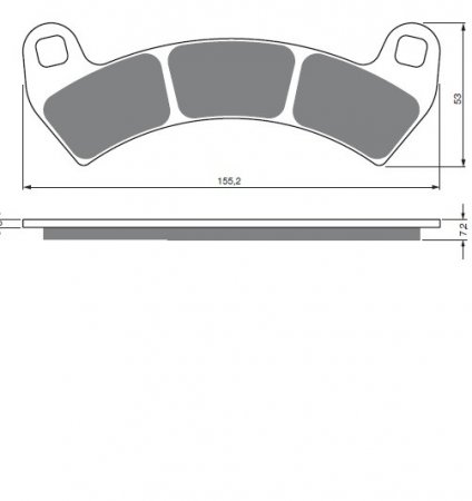 Brzdové destičky GOLDFREN 391 S33 STREET FRONT