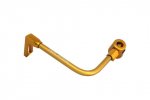 Lever guard ACCOSSATO with gold hose and joint left, aluminium