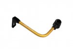 Lever guard ACCOSSATO with gold hose and joint left, aluminium