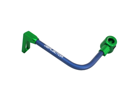 Lever guard ACCOSSATO with blue hose and joint left, aluminium