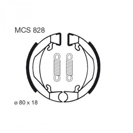 Brzdové čelisti LUCAS MCS 828