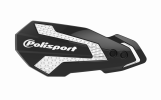 Chrániče páček POLISPORT 8308200017 MX FLOW s montážní sadou Black/white