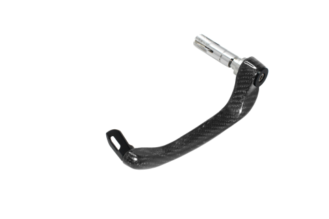 Lever guard ACCOSSATO with black eyelet and insert left, carbon