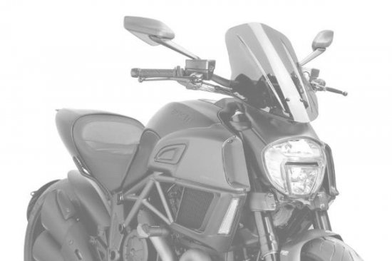 Plexi štít PUIG NEW. GEN TOURING průhledný pro KAWASAKI VN 800