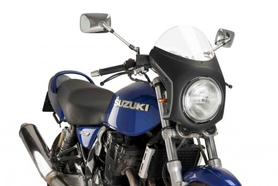 UNI plexi PUIG 9553W SEMI-FAIRING matná černá průhledný