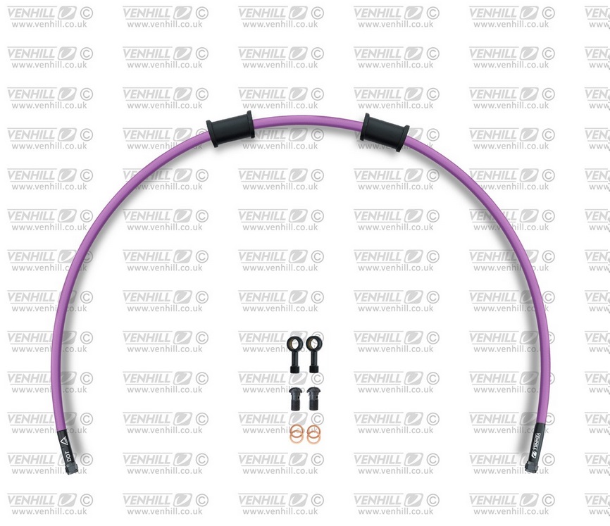 Hadice spojky Venhill TRI-9004CB-PU POWERHOSEPLUS (1 hadice v sadě) fialové hadice, černé koncovky