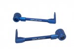 Lever guard ACCOSSATO with blue hose and joint right + left , aluminium