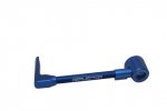 Lever guard ACCOSSATO with blue hose and joint left, aluminium