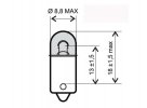 Lamp RMS 246510415 BA9S 12V 4W