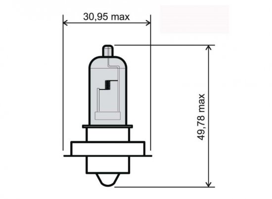 Lamp RMS 246510420 P26S 12V 15W