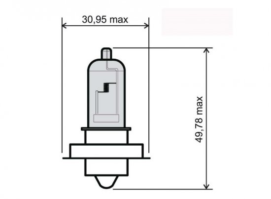 Lamp RMS 246510425 P26S 12V 15W