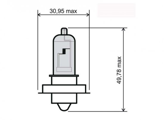 Lamp RMS 246510430 P26S 12V 20W