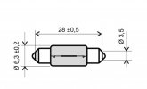 Lamp RMS 246510495 T8,5X31 6V 5W