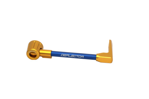 Lever guard ACCOSSATO with blue hose and joint right, aluminium