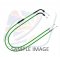 Throttle cables (pair) Venhill featherlight green