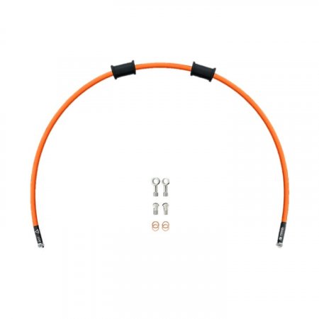Hadice spojky Venhill KAW-11010CS-OR POWERHOSEPLUS (1 hadice v sadě) Orange hoses, stainless fittings