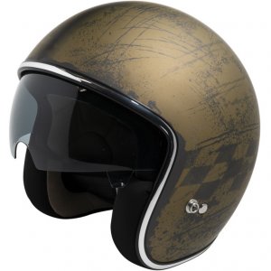 Otevřená helma iXS iXS77 2.5 gold matt-black XS