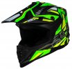 Cross helmet iXS X12045 iXS363 2.0 matná černá-neonově žlutá-neonově zelená XS