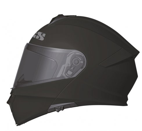Výklopná helma iXS iXS 301 1.0 matná černá 2XL pro YAMAHA WR 125 R