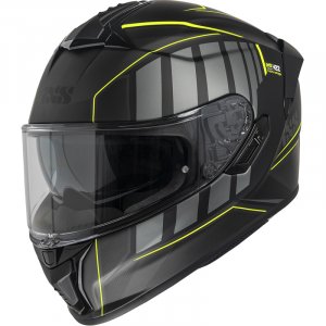 Integrální helma iXS iXS422 FG 2.1 matt black-neon yellow 2XL