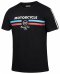 Tričko iXS MOTORCYCLE RACE-TEAM černo-červeno-modrá S