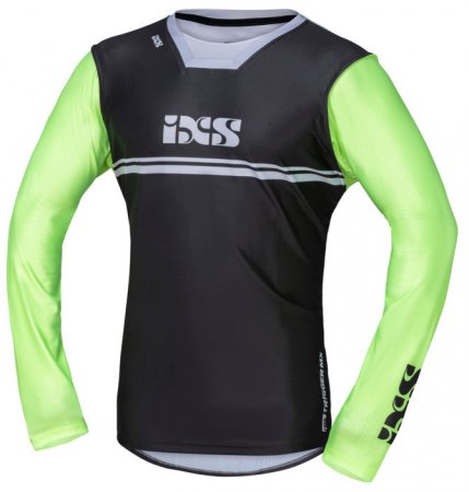 MX Jersey iXS X35018 TRIGGER 4.0 anthracite-green fluo-white M