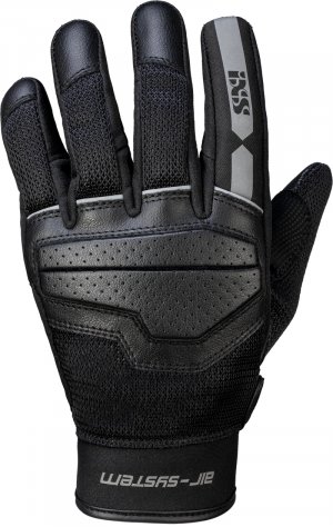 Klasické rukavice iXS EVO-AIR černo-šedá S