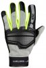 Klasické dámské rukavice iXS X40465 EVO-AIR černo-světle šedo-neonově žlutá DM