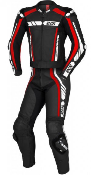 2pcs sport suit iXS RS-800 1.0 černo-červeno-bílá 52H