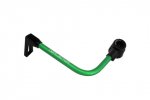 Lever guard ACCOSSATO with green hose and joint left, aluminium